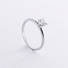 Помолвочное кольцо с бриллиантом (белое золото) 227841121 от ювелирного магазина Оникс