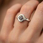 Золотое кольцо "Клевер" с бриллиантами 234431122 от ювелирного магазина Оникс - 4