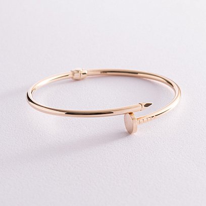 Браслет "Цвях" у жовтому золоті б03294 №3