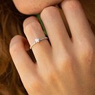 Помолвочное кольцо с бриллиантами (белое золото) 231111121 от ювелирного магазина Оникс - 3