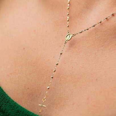 Золоте кольє "Розарій" кол01152 №7