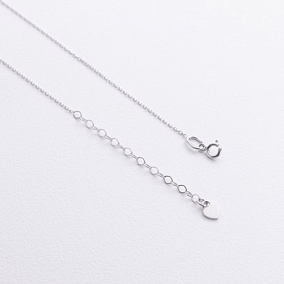 Колье "Клевер" в белом золоте кол02575 №5