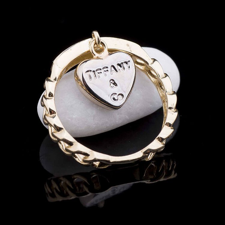 Эксклюзивное колечко из золота с фианитами к03944 от ювелирного магазина Оникс - 2