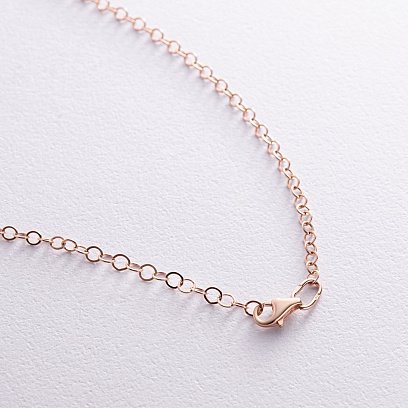 Кольє - ланцюжок у червоному золоті кол02390 №5