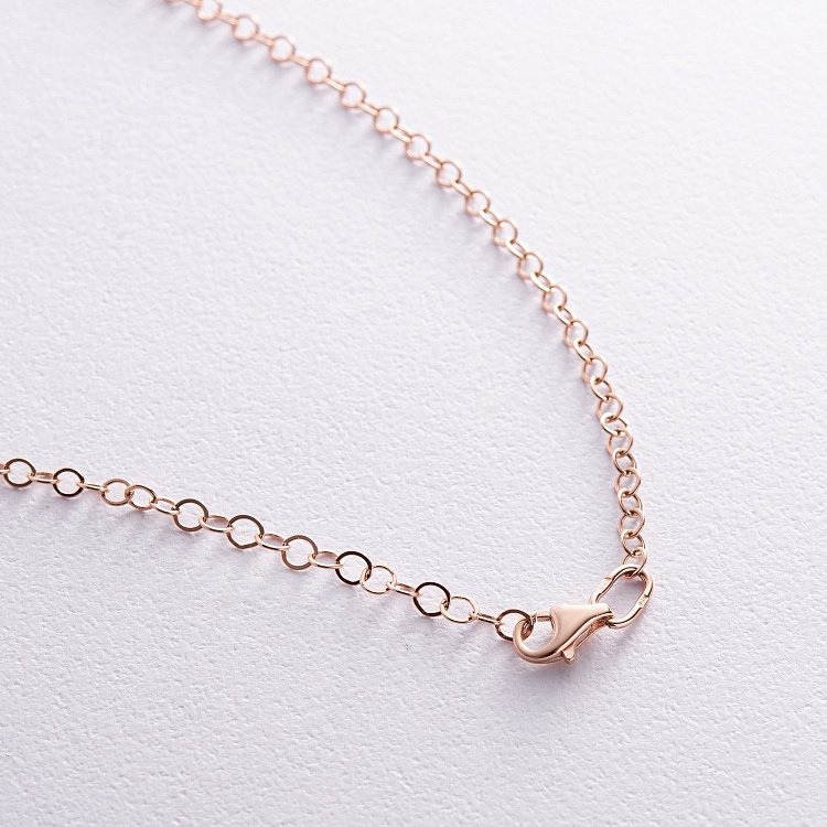 Кольє - ланцюжок у червоному золоті кол02390 від ювелірного магазину Онікс - 4