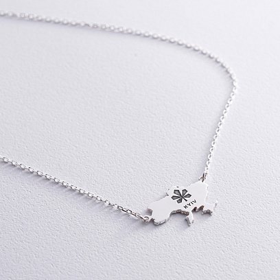 Серебряное колье "Украина - Герб Вашего города" 181212герб №10