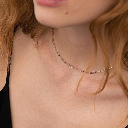 Кольє "Ванесса" у білому золоті кол02204 №14