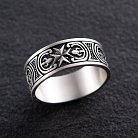 Серебряное кольцо "Оберег Алатырь" 418 от ювелирного магазина Оникс