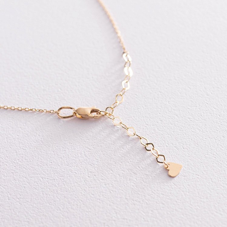 Золотое колье "Треугольники" кол01454 от ювелирного магазина Оникс - 5