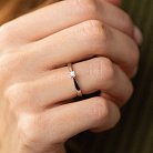 Помолвочное золотое кольцо с бриллиантом кб0271 от ювелирного магазина Оникс - 4