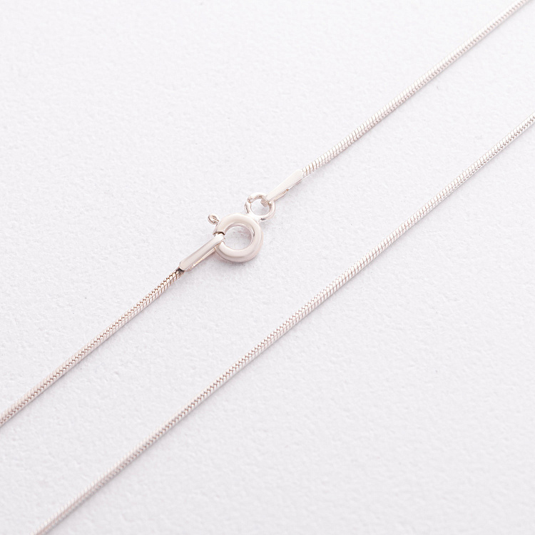 Срібний ланцюжок Снейк (1 мм) 15002 від ювелірного магазину Онікс