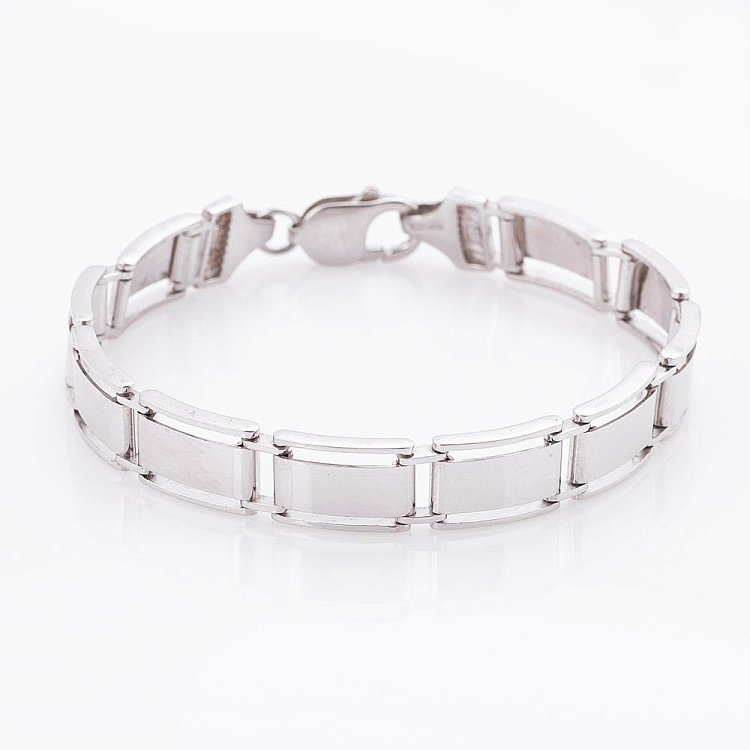 Чоловічий срібний браслет 14660 від ювелірного магазину Онікс