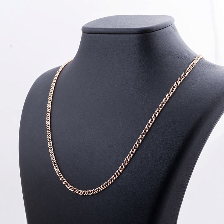 Золотая цепочка - Двойной ромб (4 мм) ц00212-4 от ювелирного магазина Оникс - 2