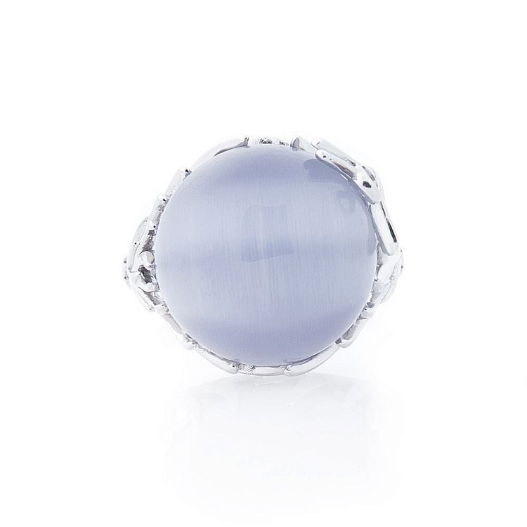 Серебряное кольцо (улексит) 112151 от ювелирного магазина Оникс - 2