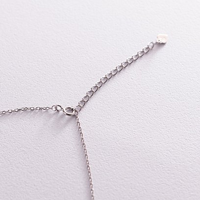 Срібне кольє "Древо життя" з фіанітами 181179 №5