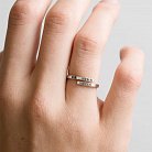 Серебряное кольцо "Твоя история" для гравировки 112283 от ювелирного магазина Оникс - 6