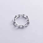 Серебряное кольцо "Цепочка" 112606 от ювелирного магазина Оникс