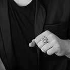 Мужское серебряное кольцо "Викинг" 422 от ювелирного магазина Оникс - 2