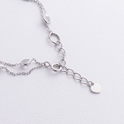 Серебряный браслет с фианитами 905-01592 №5