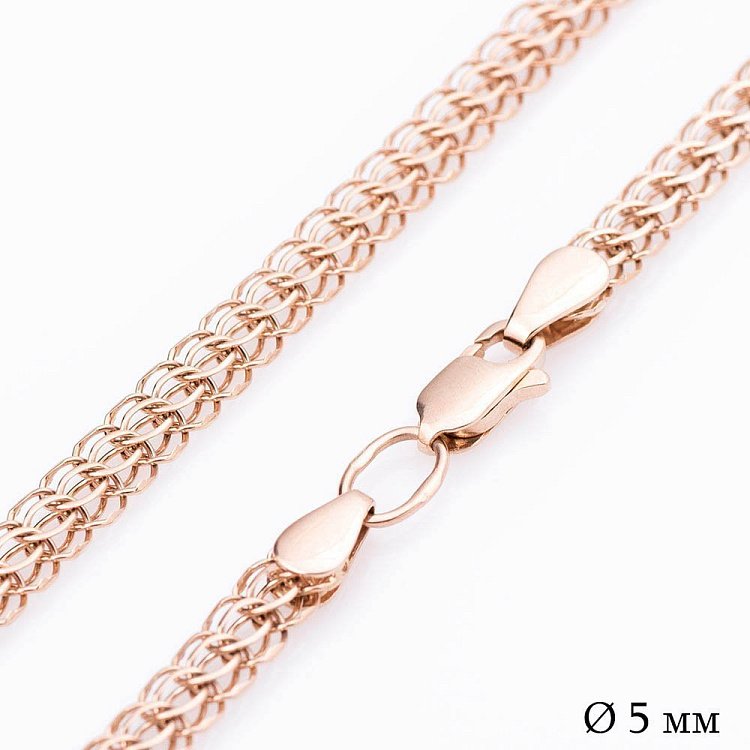 Золотая цепочка Питон (5 мм) ц00097-5 от ювелирного магазина Оникс