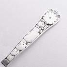 Серебряная чайная ложка "Девочка с шариками" (метрика рождения) 6343-B от ювелирного магазина Оникс - 2