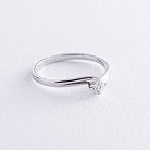 Помолвочное золотое кольцо с бриллиантом 23931121 от ювелирного магазина Оникс - 2
