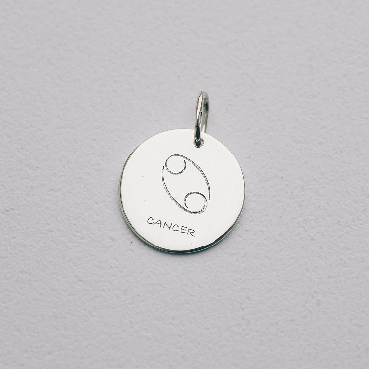 Срібний кулон з гравіюванням "Знак Зодіаку" 132722z від ювелірного магазину Онікс - 4