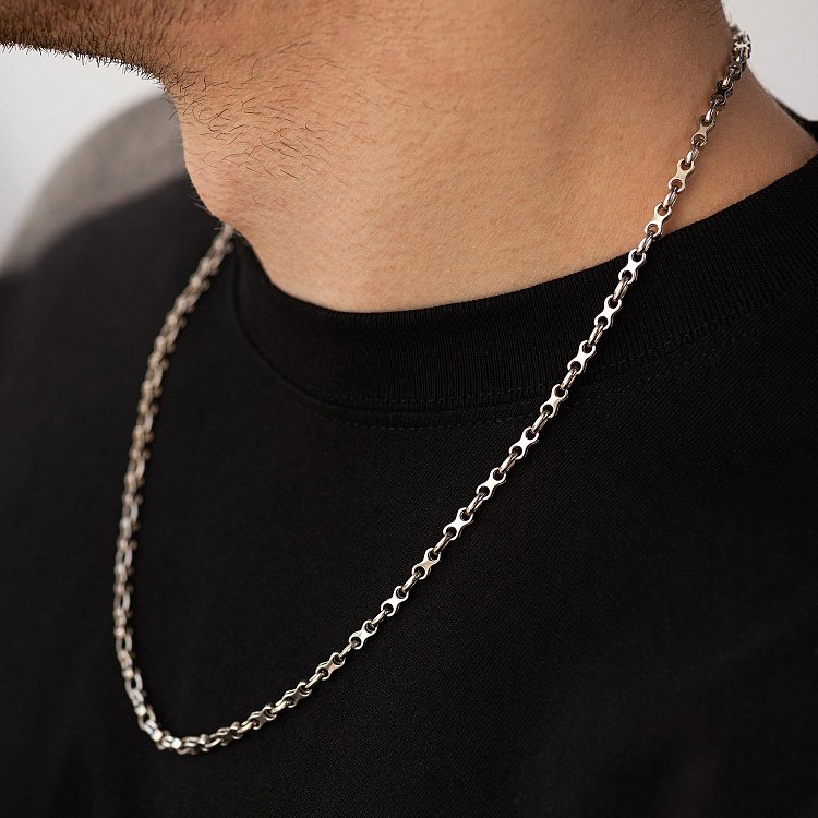 Мужская золотая цепочка ц00538 от ювелирного магазина Оникс - 4