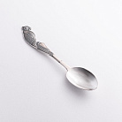 Серебряная ложка с попугаем 24036 от ювелирного магазина Оникс