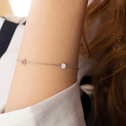 Срібний браслет "Монетки" 905-01118 №4