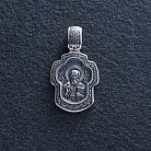 Серебряная ладанка "Святитель Николай Чудотворец" 132952 от ювелирного магазина Оникс - 2