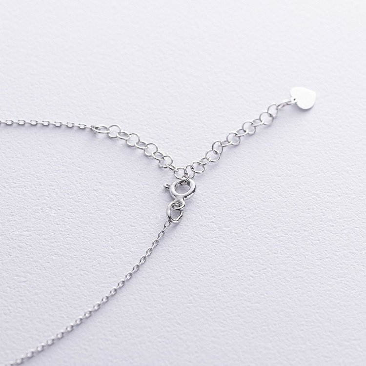 Кольє з хрестиком у сріблі 181286 від ювелірного магазину Онікс - 4