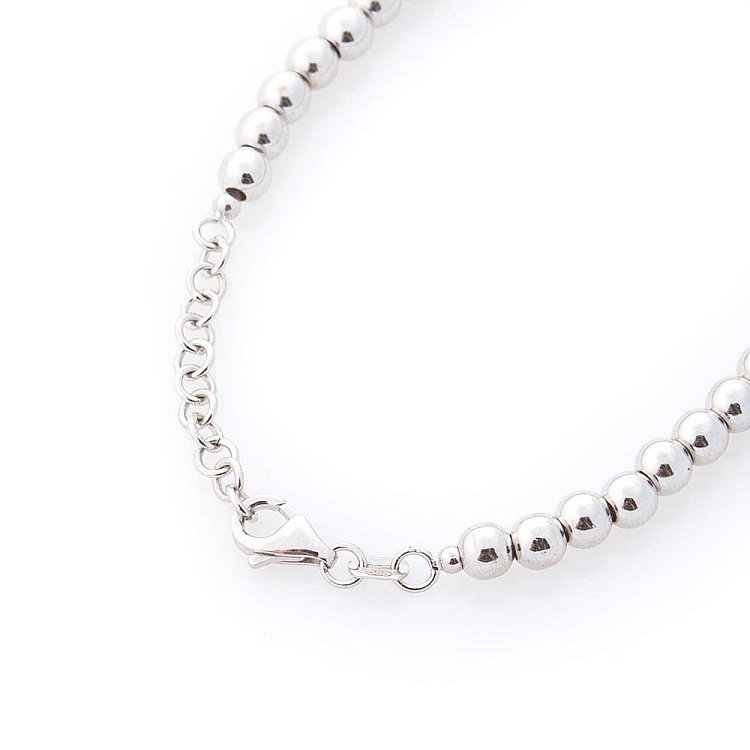 Золотий браслет "Кульки" (фіаніти) б03583 від ювелірного магазину Онікс - 2