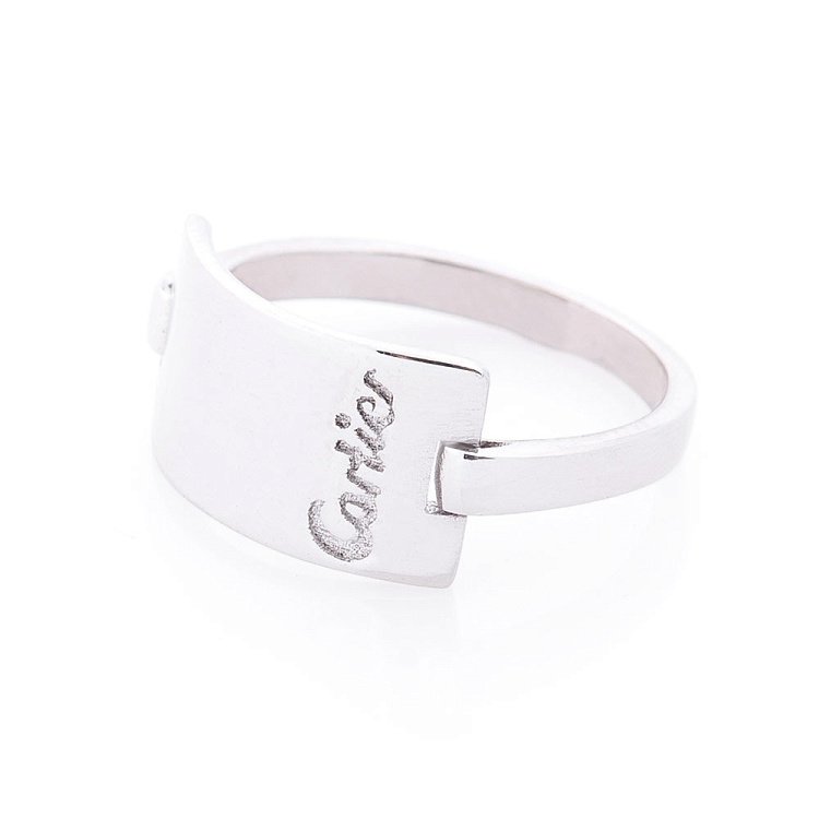 Срібний перстень без каменів 112162 від ювелірного магазину Онікс - 1