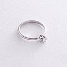 Помолвочное кольцо в белом золоте (бриллиант) кб0194 от ювелирного магазина Оникс