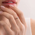Помолвочное золотое кольцо с бриллиантом 220691121 от ювелирного магазина Оникс - 1