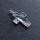 Срібний хрест "Ісус Христом у терновому вінці на дереві" 7028 от ювелирного магазина Оникс - 2