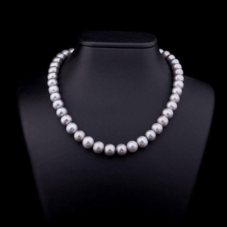 Колье из жемчуга с бриллиантами бус5813 от ювелирного магазина Оникс