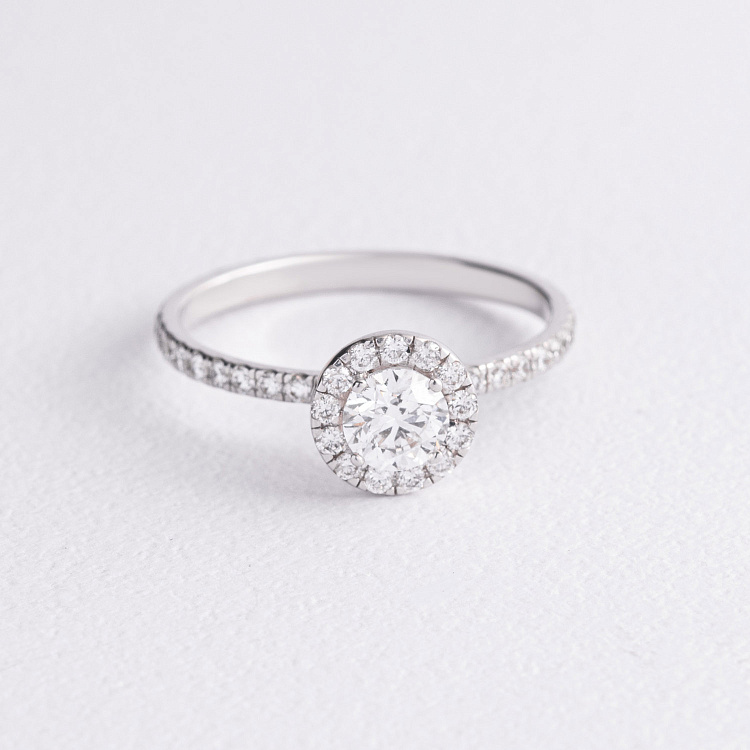 Золота каблучка з діамантами 244651121 від ювелірного магазину Онікс - 2