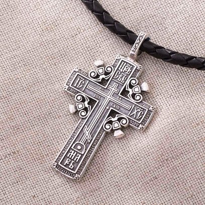 Православний хрест "Голгофський хрест" (чорніння) 13501 №7