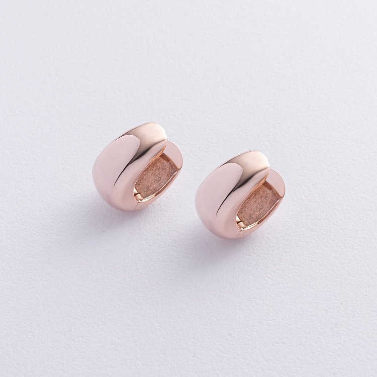 Сережки "Грація" у червоному золоті с08955 від ювелірного магазину Онікс