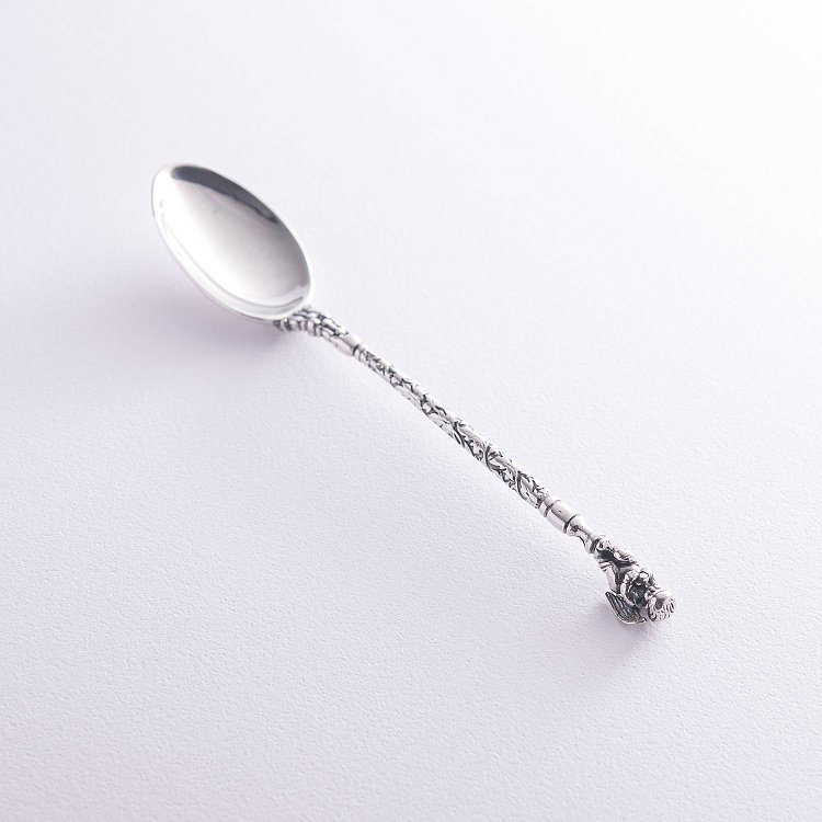 Серебряная ложка "Ангелочек" 24015 от ювелирного магазина Оникс