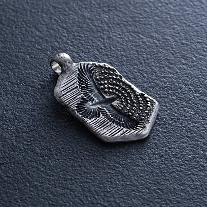 ﻿Срібний кулон "Вітер Імболка" 133239