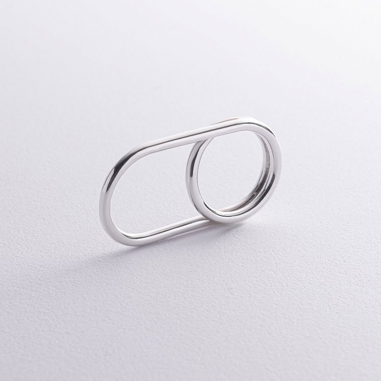 Срібна каблучка "Chantal" (на два пальчика) 112779 від ювелірного магазину Онікс