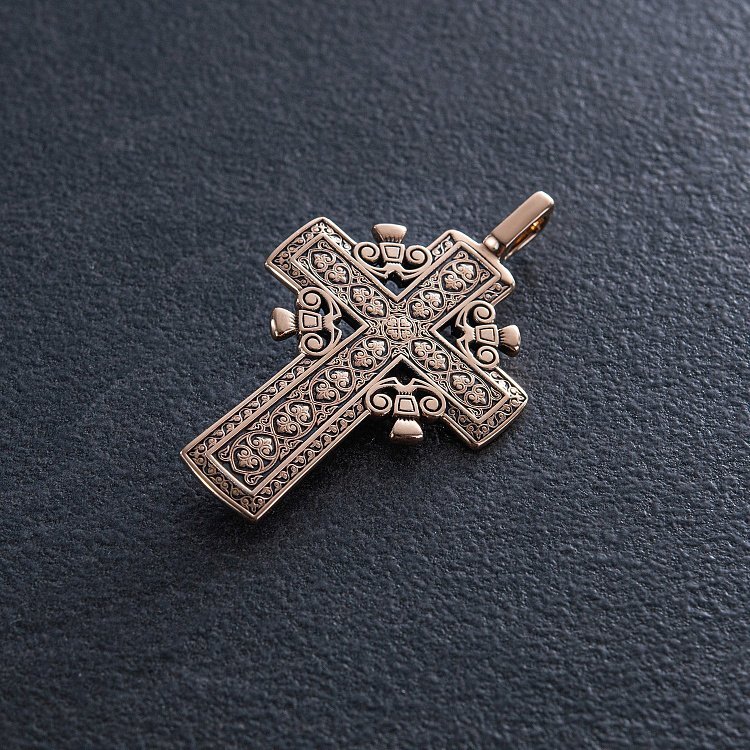 Православный крест "Распятие Господне" п00788 от ювелирного магазина Оникс - 2