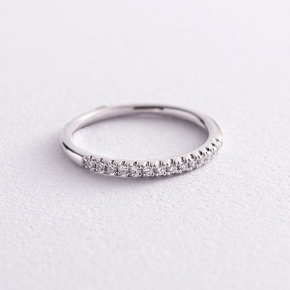 Золота каблучка з діамантами кб0371nl №4