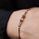 Браслет "Фантазия" в красном золоте б05797 от ювелирного магазина Оникс - 3