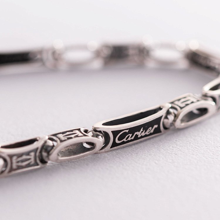 Мужская серебряная цепочка Ц0001/1ч от ювелирного магазина Оникс - 2