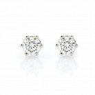 Золоті сережки-пусети (діаманти) е0465 от ювелирного магазина Оникс - 2