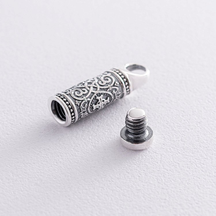 Серебряный кулон - мощевик Хризма 133086 от ювелирного магазина Оникс - 4